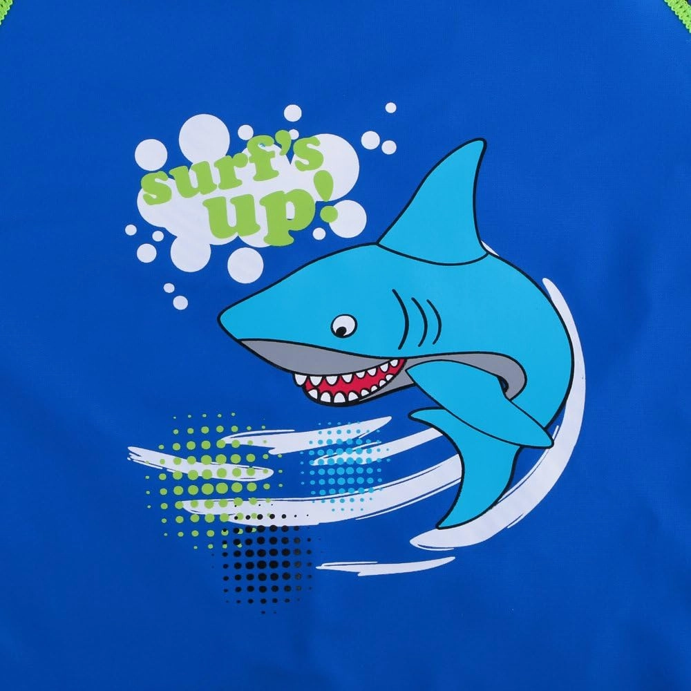 TFJH E 2PCS Kids Boys Long Sleeve Swimsuit UPF 50  UV Sun Protective Swimwear