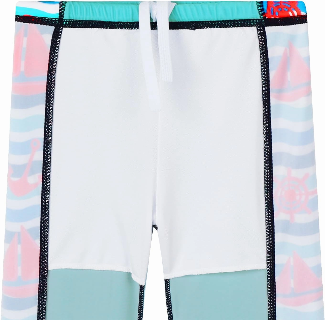 TFJH E 2PCS Kids Boys Long Sleeve Swimsuit UPF 50  UV Sun Protective Swimwear