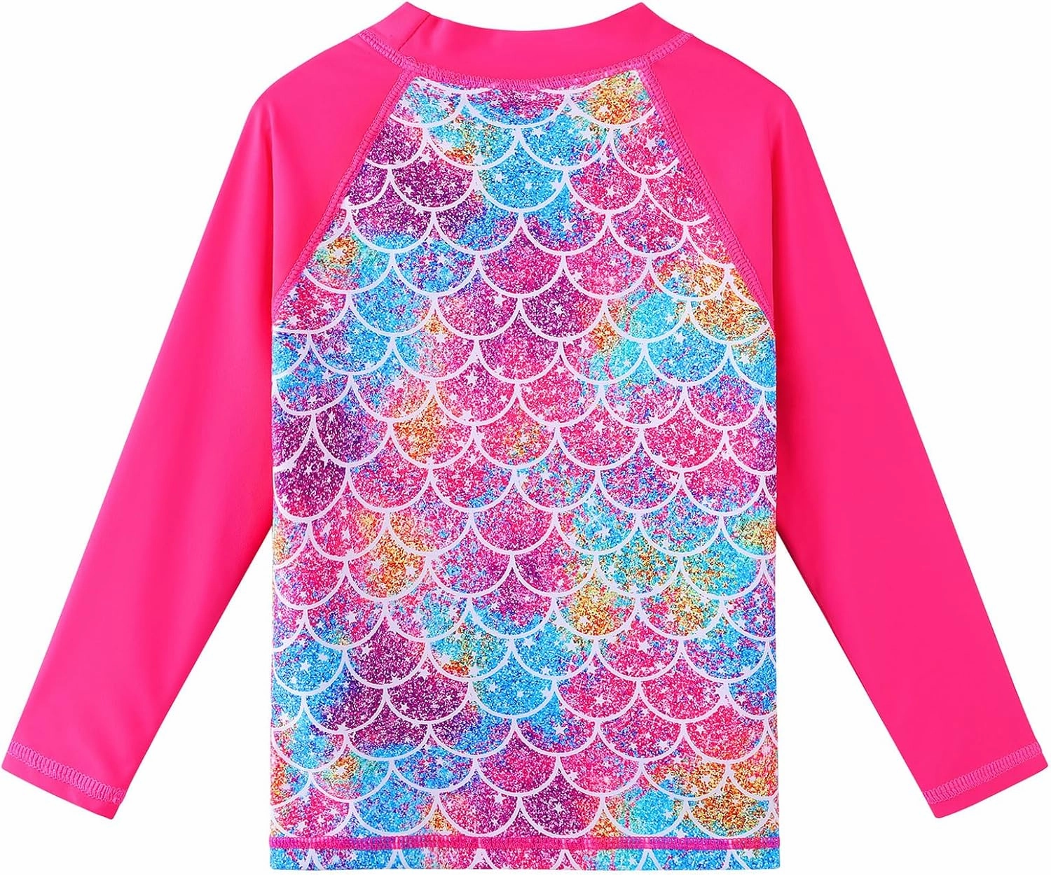 TFJH E Girls Long Sleeve Swimsuit Two Piece Swimwear 3-12 Years UPF 50  Sunsuits