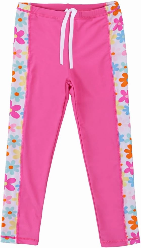 TFJH E Girls Long Sleeve Swimsuit Two Piece Swimwear 3-12 Years UPF 50  Sunsuits