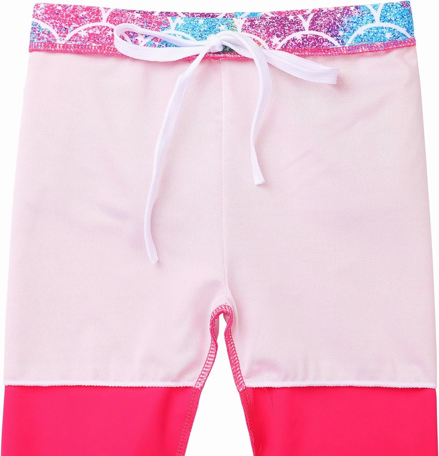 TFJH E Girls Long Sleeve Swimsuits Skirt 2-Pieces Rash Guard Set Sun Protection UV 50 