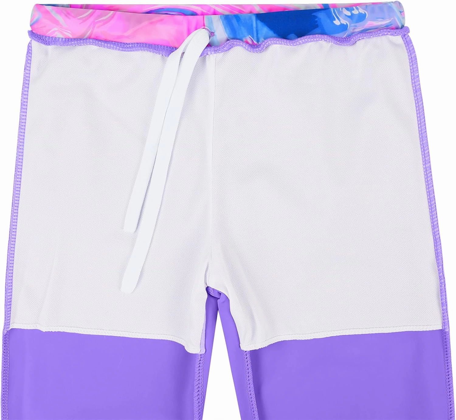 TFJH E Girls Long Sleeve Swimsuits Skirt 2-Pieces Rash Guard Set Sun Protection UV 50 