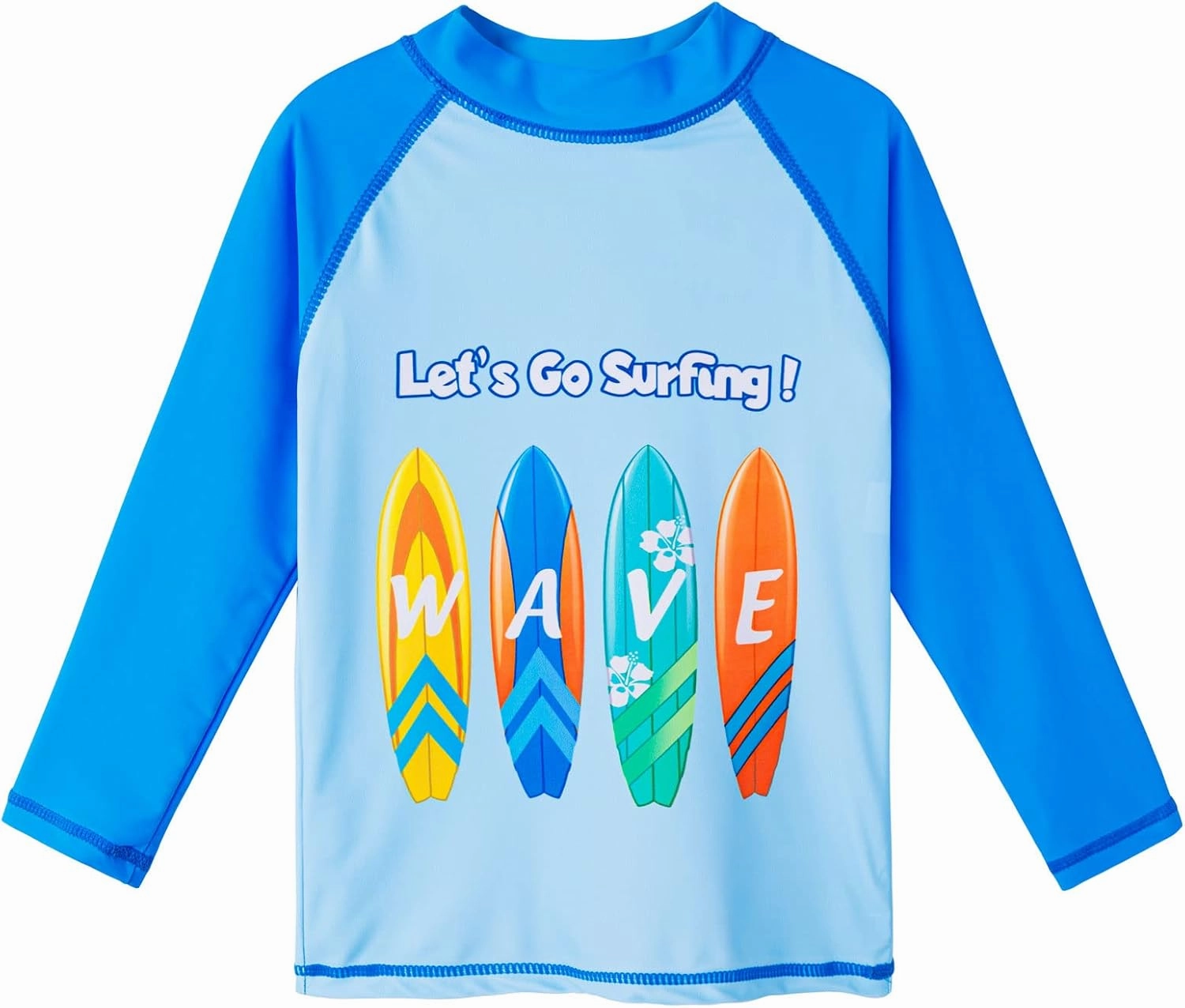 TFJH E Kids Boys UPF 50  UV Swimwear Sun Protective Long Sleeve Two Piece Swimsuit