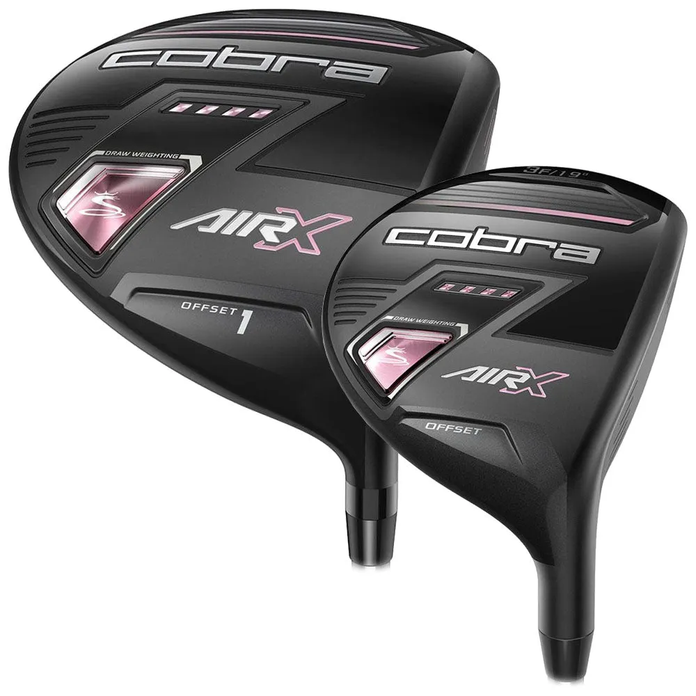 The Choice is Clear Cobra Air-X Ladies Driver & Fairway Wood Clubset Just for You, Custom golf clubs, Shot tracking golf sensor, Golf stretching straps