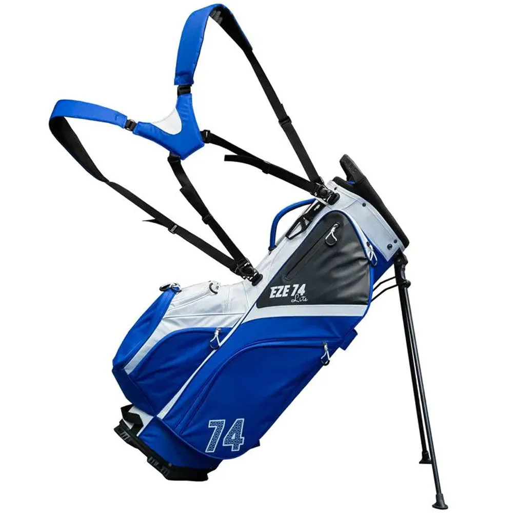 Eze 74 Hybrid Stand/Cart Bag - White/Navy, Men's golf polo shirts, Golf stand bag