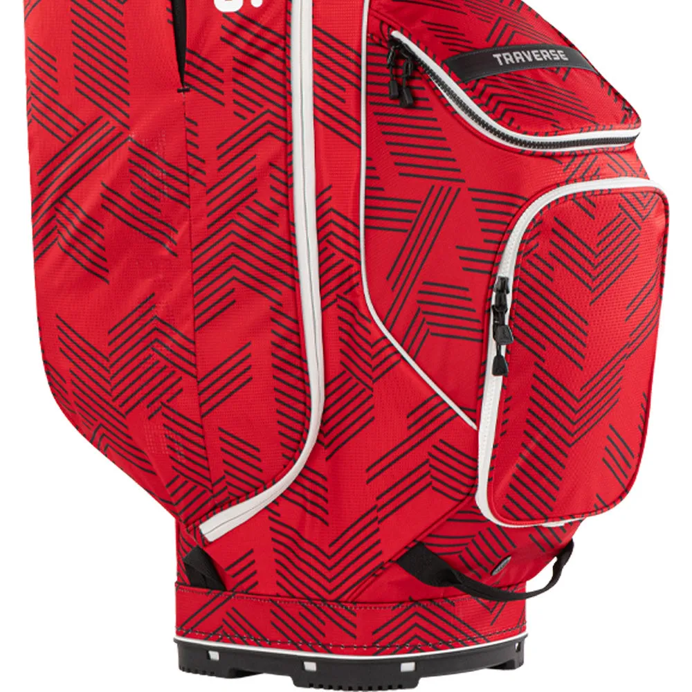 Ping Traverse 244 Cart Bag - Scarlet Stitches, Golf wedges 52 degree