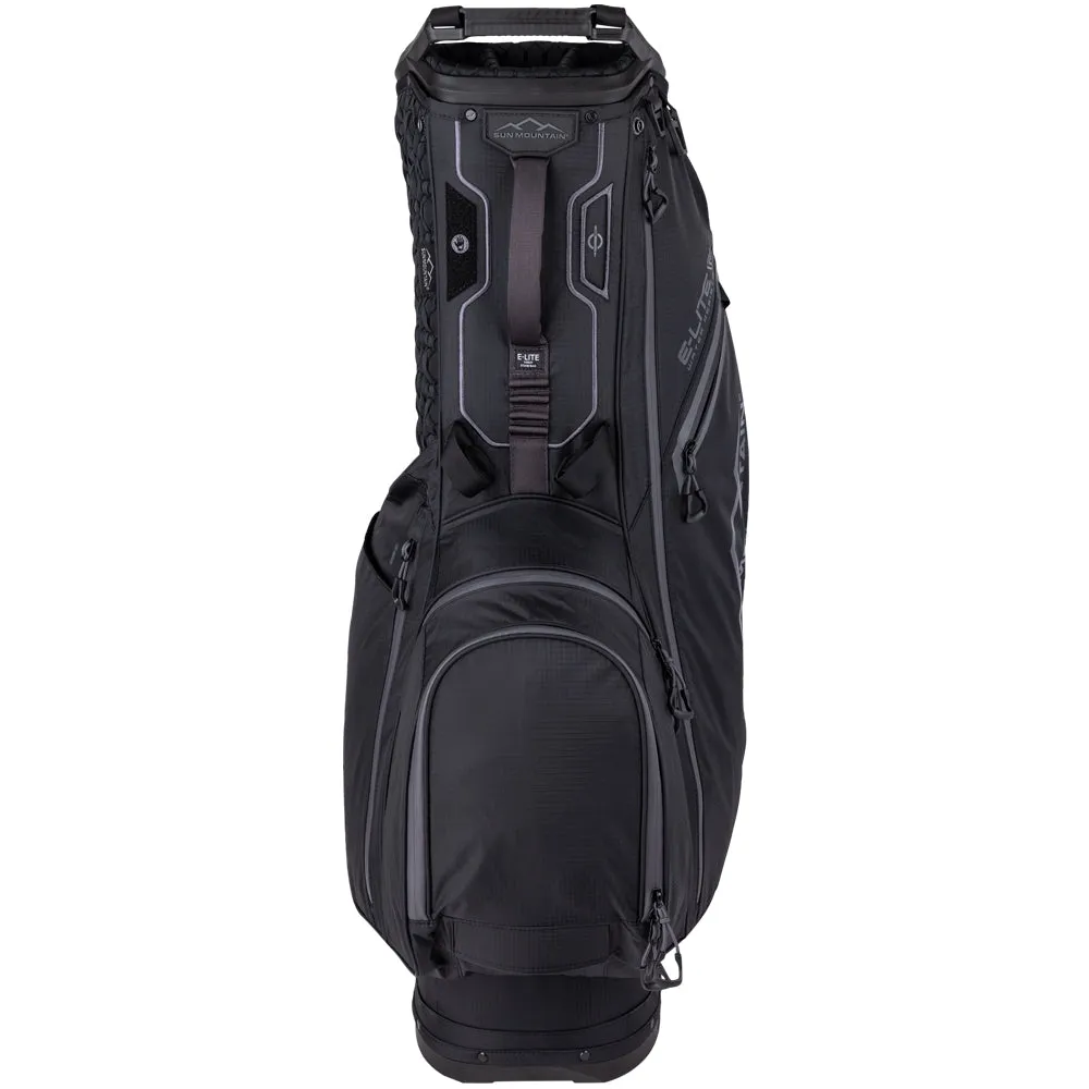 Sun Mountain E-LITE 14-Way Stand Bag - Black, Golf club loft adjustment