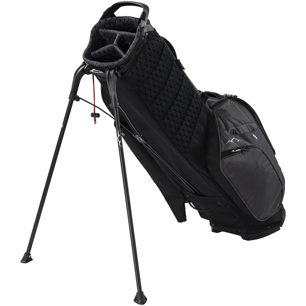 Sun Mountain Eclipse 2.5 Stand Bag - Black/Steel/Red, Left-handed golf putters