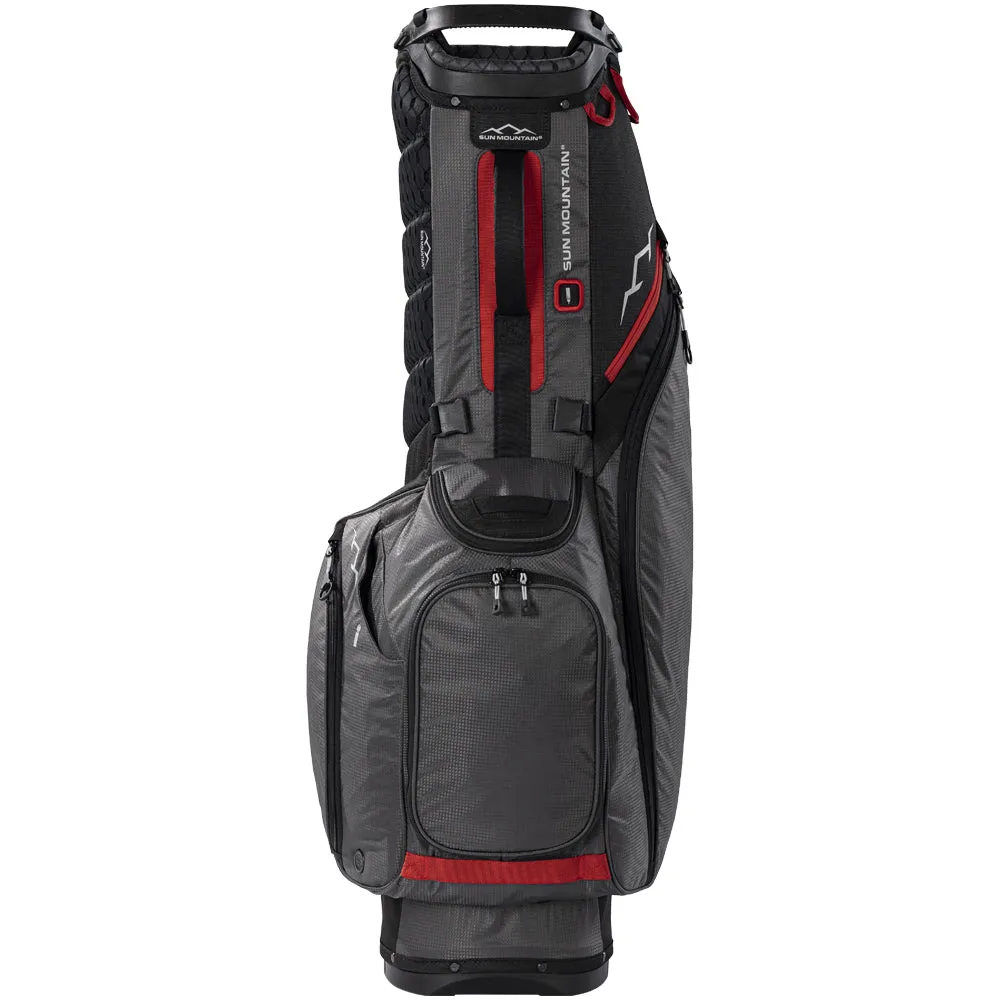Sun Mountain Eclipse 2.5 Stand Bag - Black/Steel/Red, Golf cleats replacement