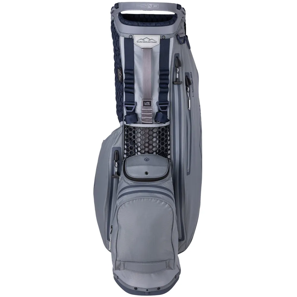 Sun Mountain H2NO Lite Waterproof Stand Bag - Cadet/Nickel, Rain golf gloves, Golf wedges 52 degree