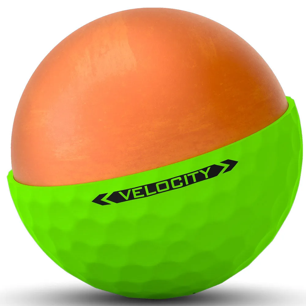 Titleist Velocity Golf Balls - Green - 12 Pack, Golf shoe travel bag, MOI golf club technology