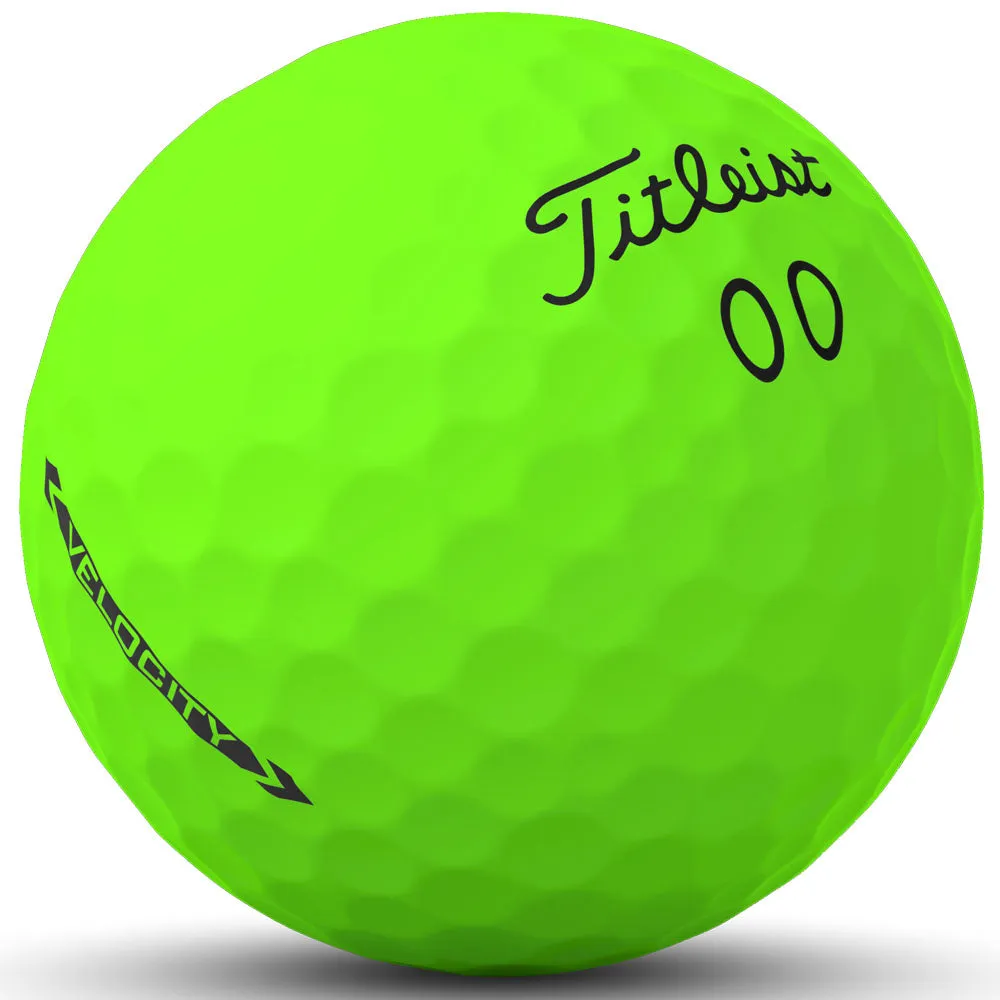 Titleist Velocity Golf Balls - Green - 12 Pack, Golf swing trainer