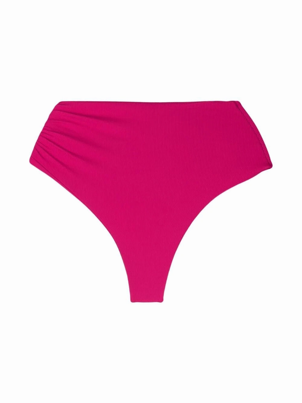THE ATTICO Knot-Detail High-Waited Bikini Briefs in Pink