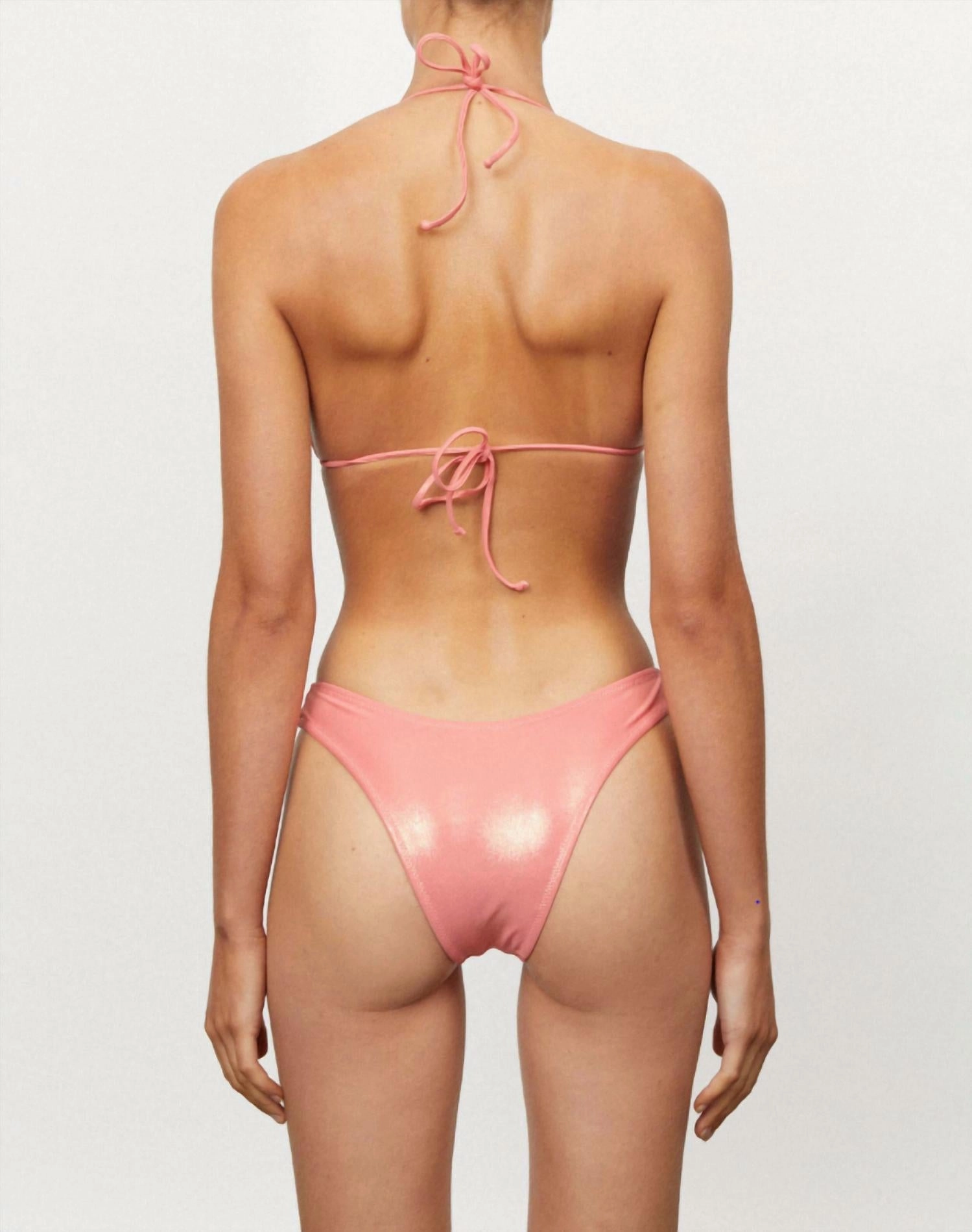 The Luxe Tri Top Bikini In Candy