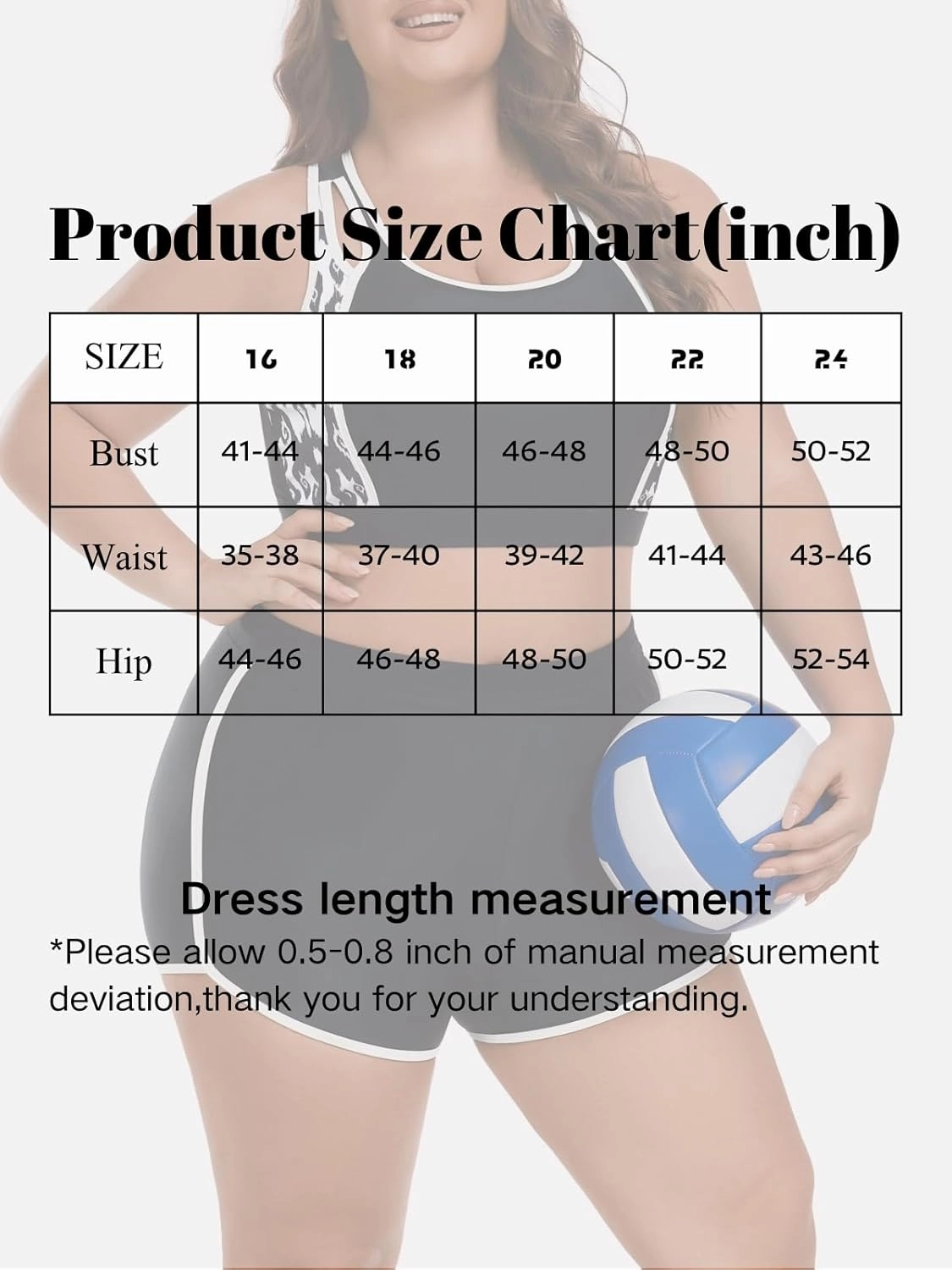Theenkoln Womens Plus Size Bikini: Two Piece High Waisted Bathing Suit Sporty Modest Tummy Control Swimsuit