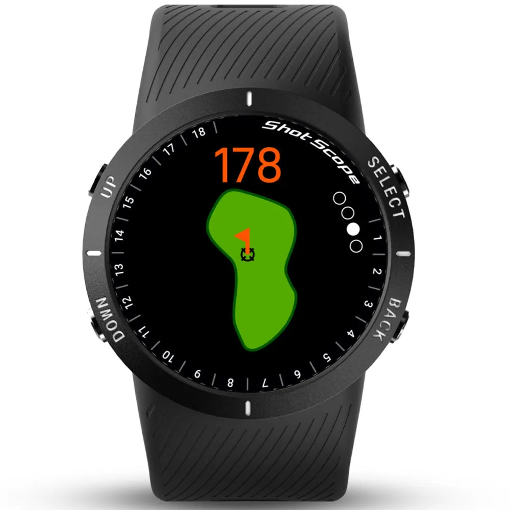 Shot Scope V5 Golf GPS Watch - Black, Bluetooth golf speaker, Golf tournament prizes