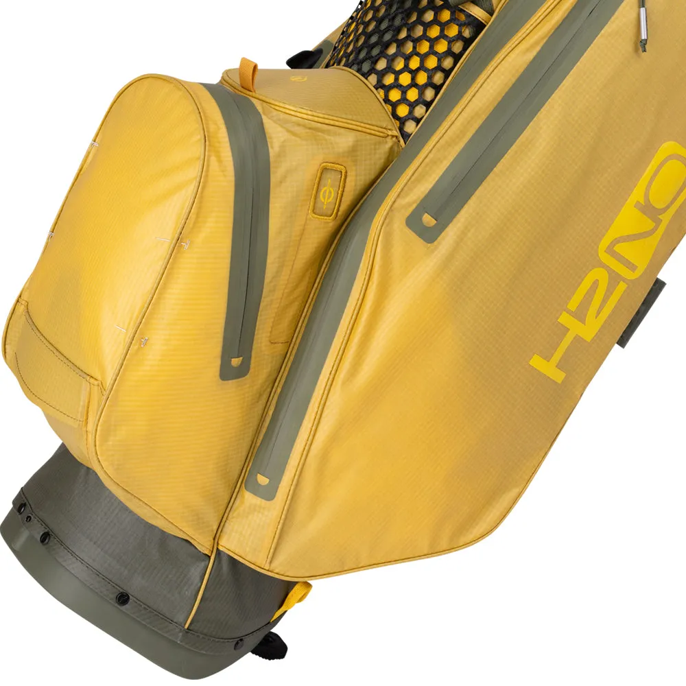 Sun Mountain H2NO Lite 4-Way Waterproof Stand Bag - Moss/Gold/Taxi, Graphite golf shafts
