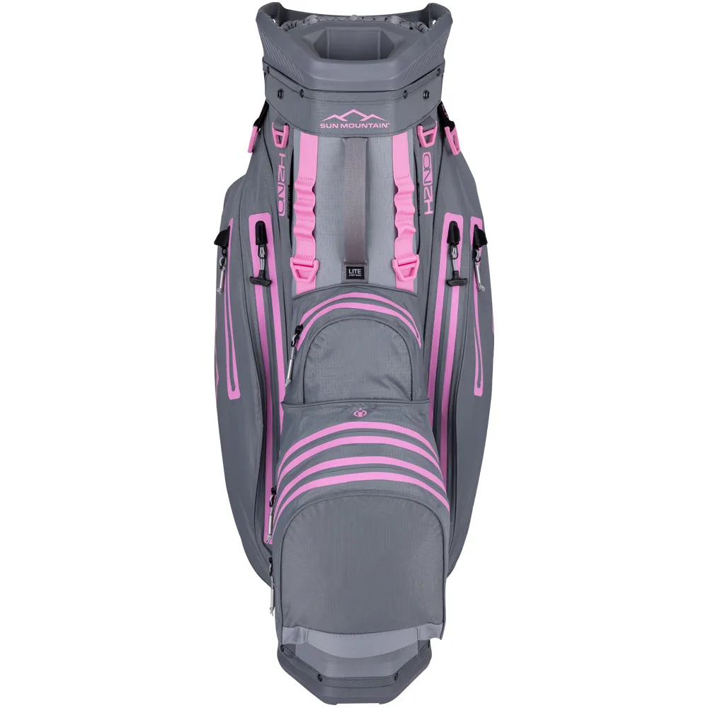Sun Mountain H2NO Lite Waterproof Cart Bag - Nickel/Cadet/Pink, Golf wedges 52 degree, Affordable golf clubs