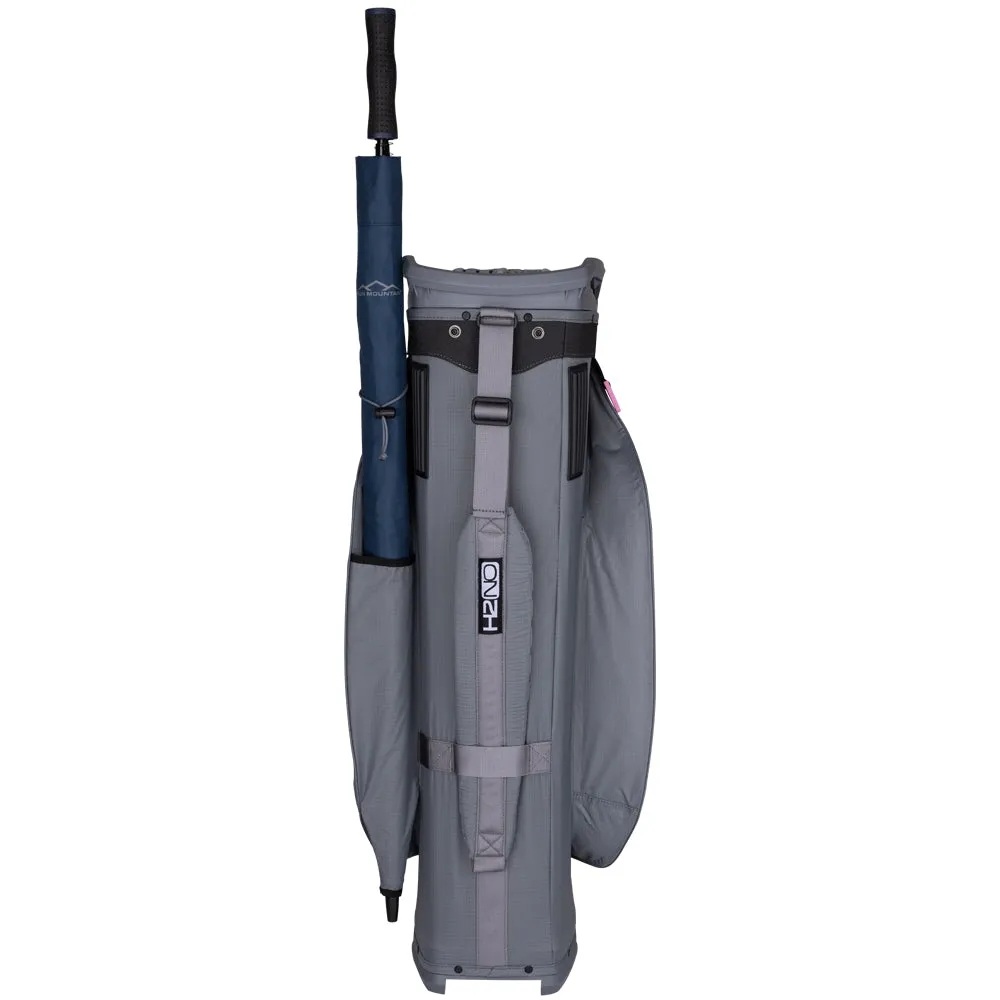Sun Mountain H2NO Lite Waterproof Cart Bag - Nickel/Cadet/Pink, Golf ball stamp kit