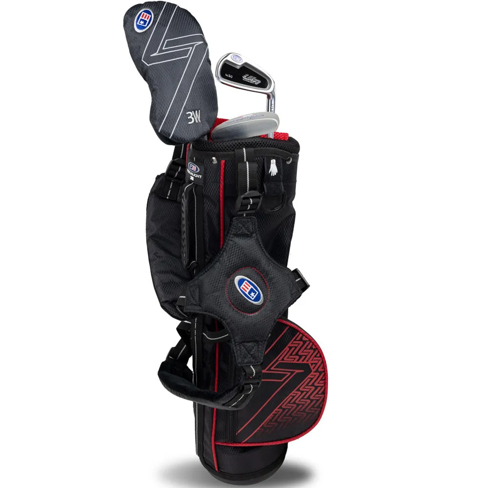 U.S Kids Golf Junior Ultralight 7 39 4-Piece Package Set - (39-42" Golfer Height), Personalized golf bag, Personalized golf balls