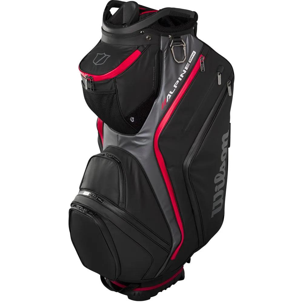 Wilson Alpine Dry Waterproof Cart 14 Bag - Black/Grey/Red, How to choose golf irons for beginners