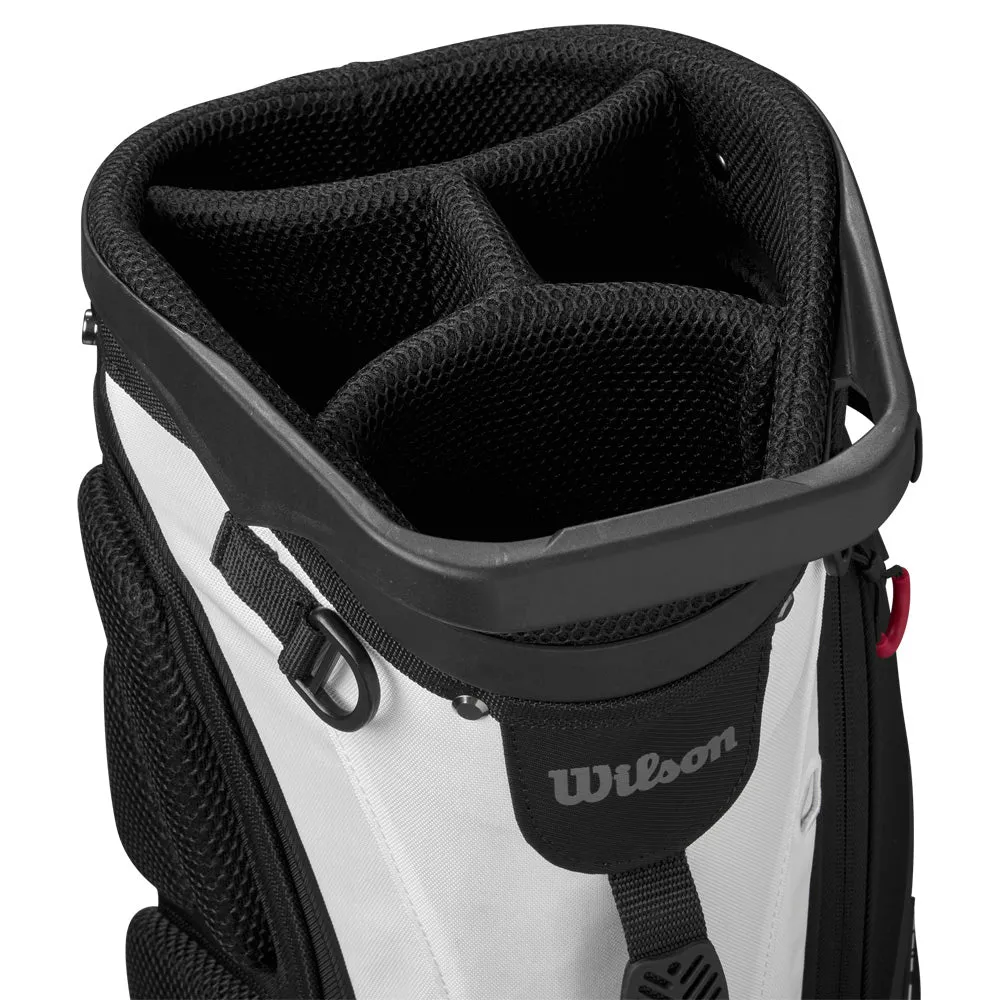 Wilson Exo Lite Stand Bag - Black/Black, Men's golf polo shirts, Custom golf head covers, Rain golf gloves