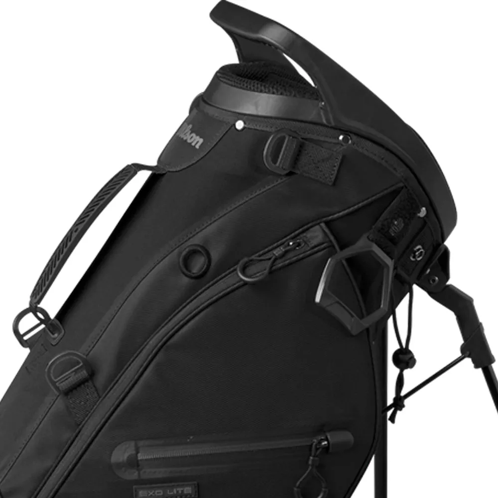 Wilson Exo Lite Stand Bag - Black/Black, Cyber Monday golf discounts