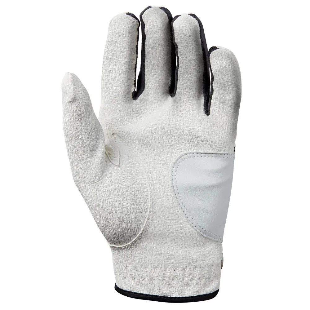 Wilson Feel Plus Cabretta Leather Golf Glove - White, Custom golf clubs