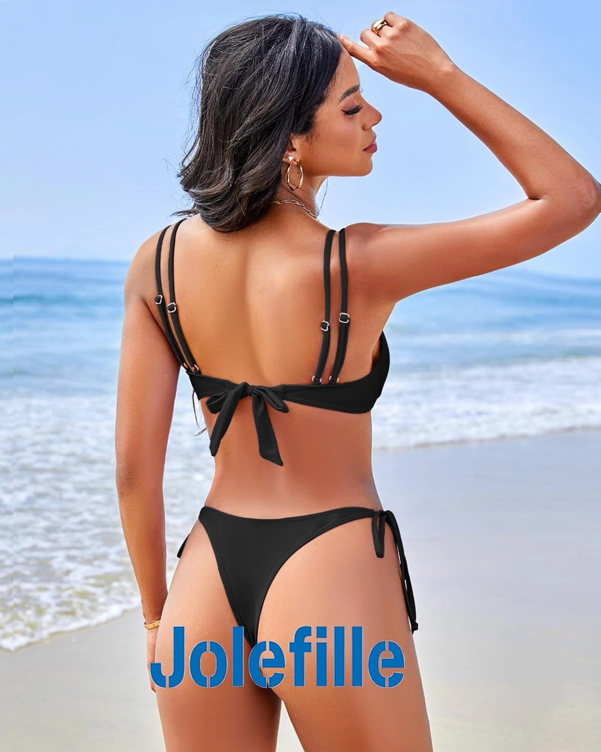 Thong Bikini Sets Women Underwire Two Piece Swimsuit Teens Bathing Suit Triangle Bikini Top Modest Swim Suits 2025