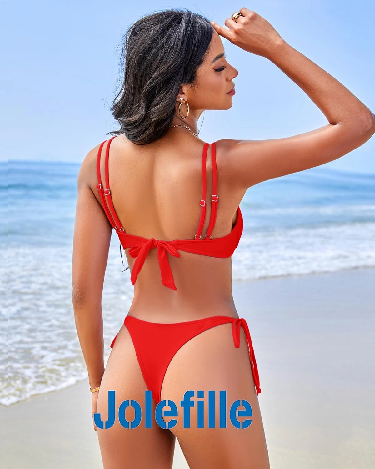 Thong Bikini Sets Women Underwire Two Piece Swimsuit Teens Bathing Suit Triangle Bikini Top Modest Swim Suits 2025