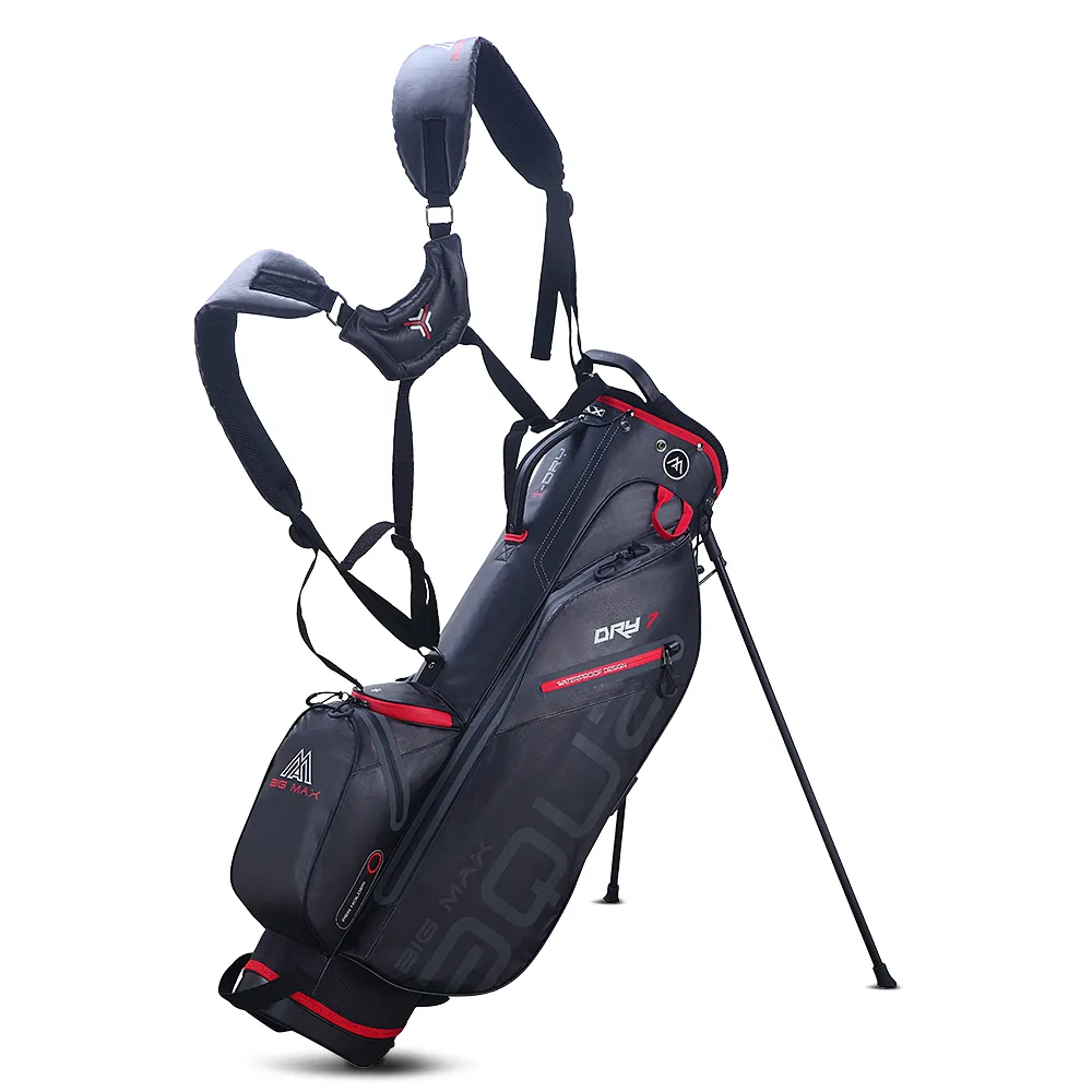 Todays Pick Big Max Aqua Seven G Waterproof Stand Bag - Black Must-Have, Golf rangefinder, Rain golf gloves, Golf wedges 52 degree