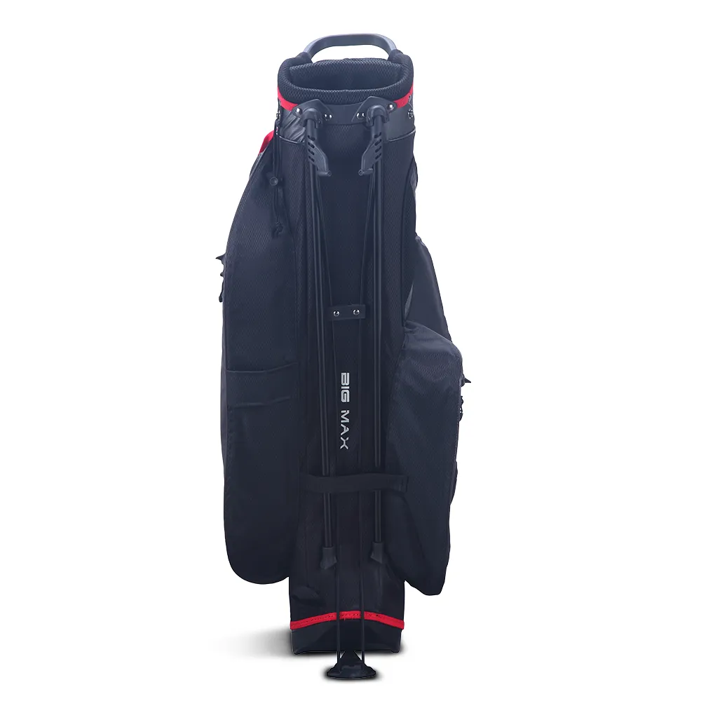 Big Max Aqua Seven G Waterproof Stand Bag - Black, Adjustable golf driver, Golf club cleaner