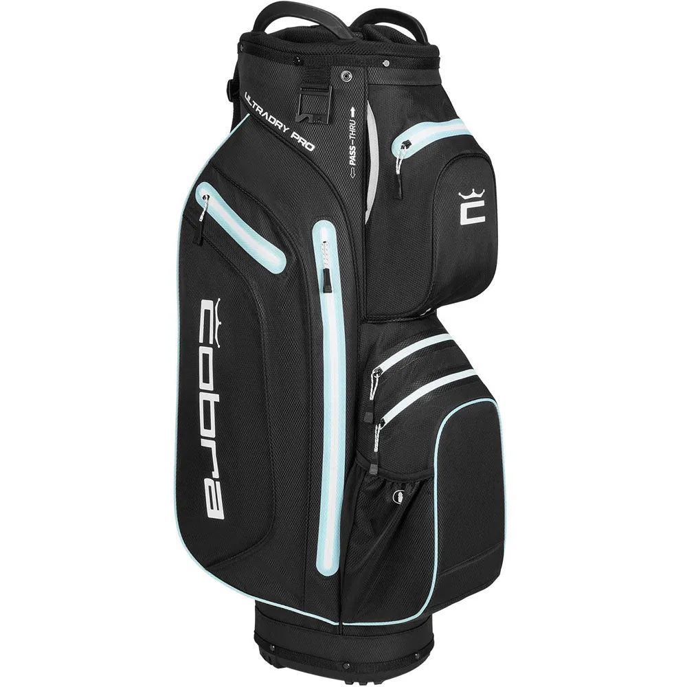 Cobra Ultradry Pro Waterproof Cart Bag - Puma Black/Cool Blue, Golf tournament gifts