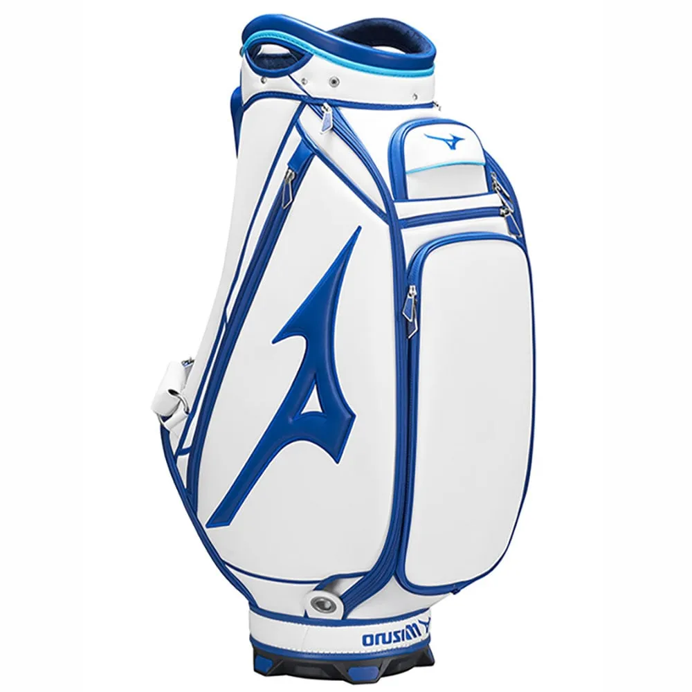 Mizuno Tour Staff Bag - White/Blue, Leather golf gloves, How to choose golf irons for beginners, Golf scorecard holder