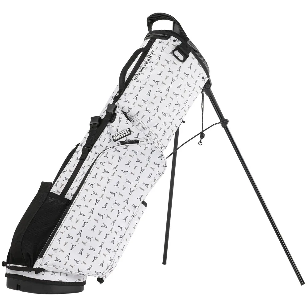 Todays Pick Ping Moonlander 244 Stand Bag - White/Mr Ping Must-Have, Golf cart accessories