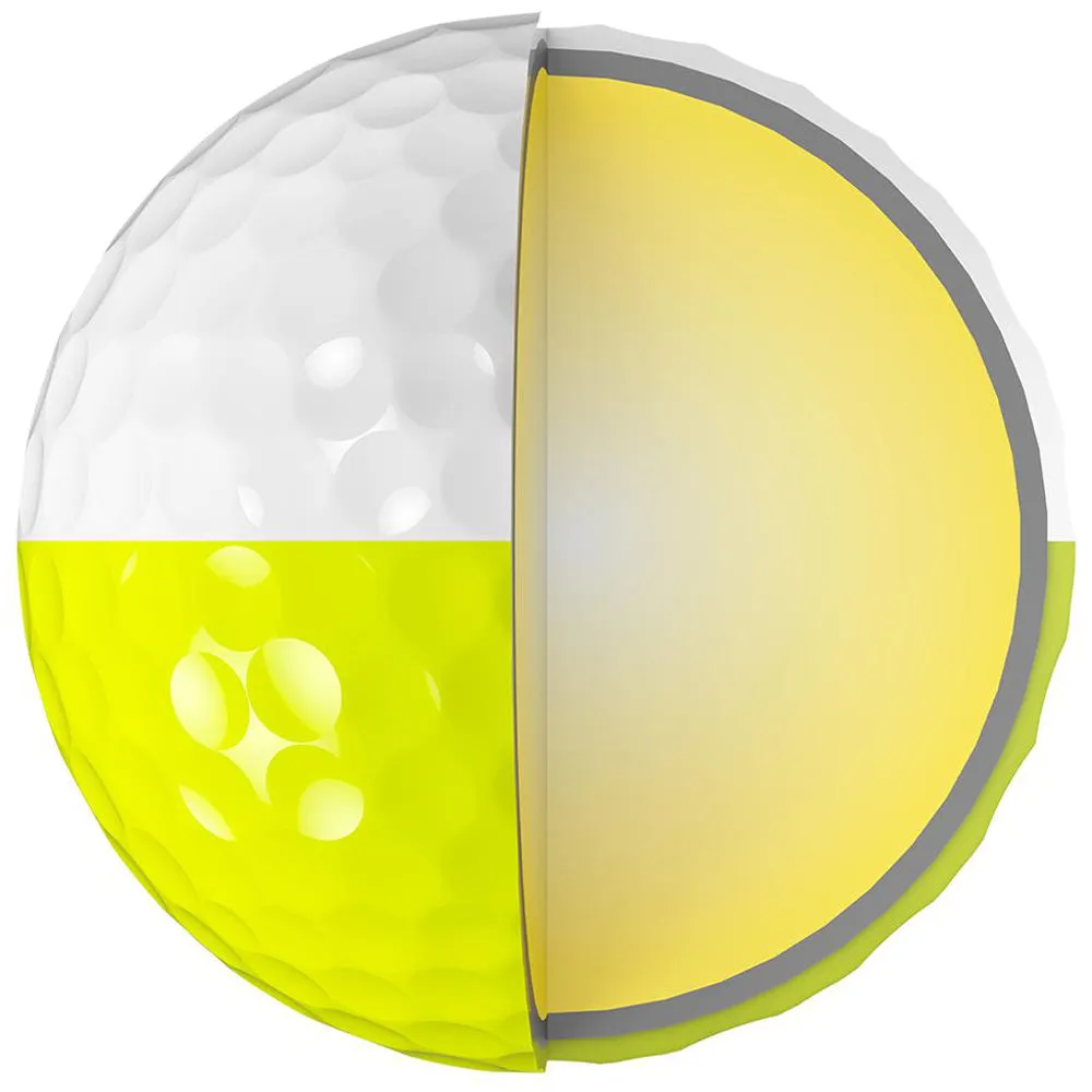 Srixon Z-Star Divide Golf Balls - White/Yellow - 12 Pack, Shot tracking golf sensor, TaylorMade Stealth driver
