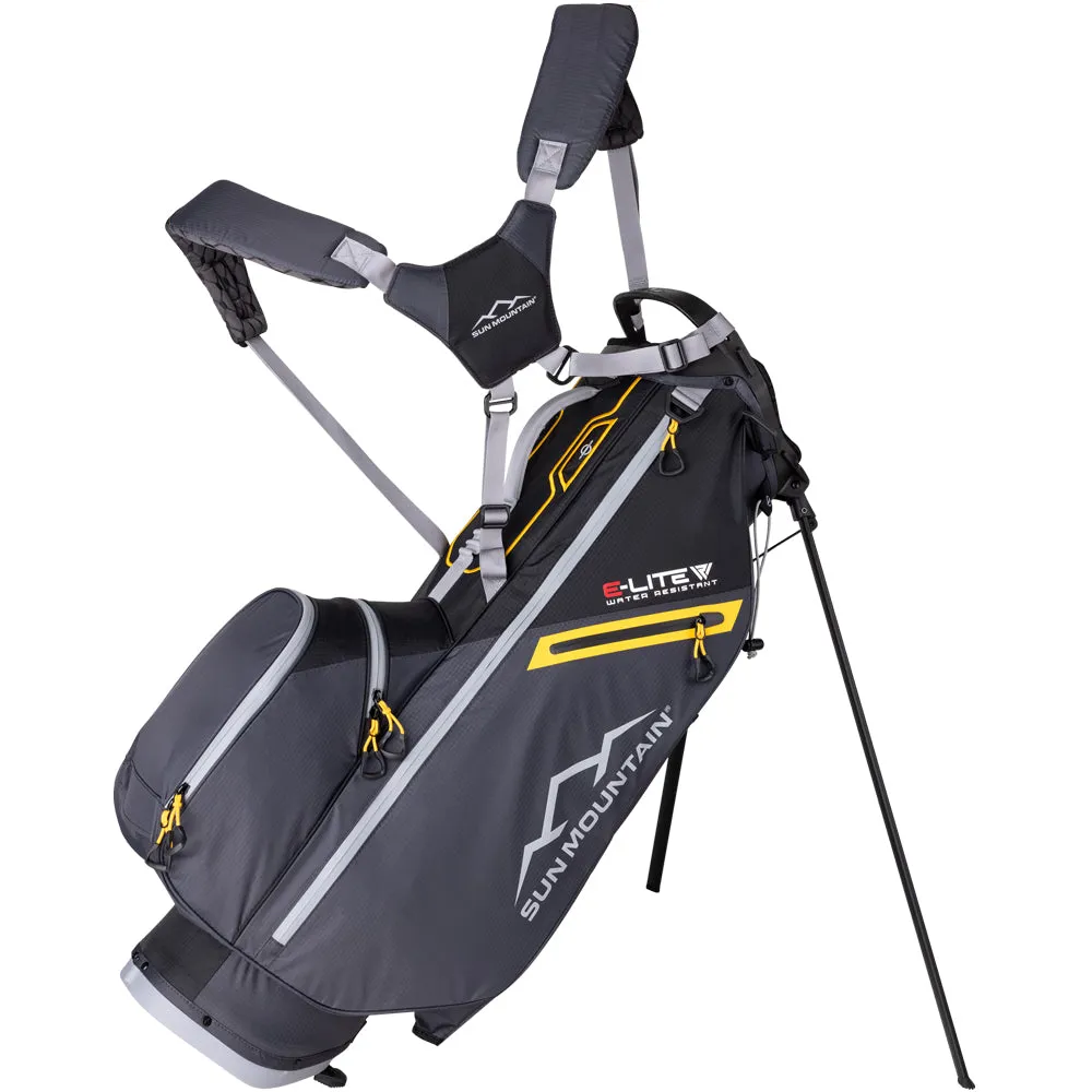 Todays Pick Sun Mountain E-LITE Stand Bag - Black/Steel/Gold Dont Miss, Yellow golf balls, Best golf irons