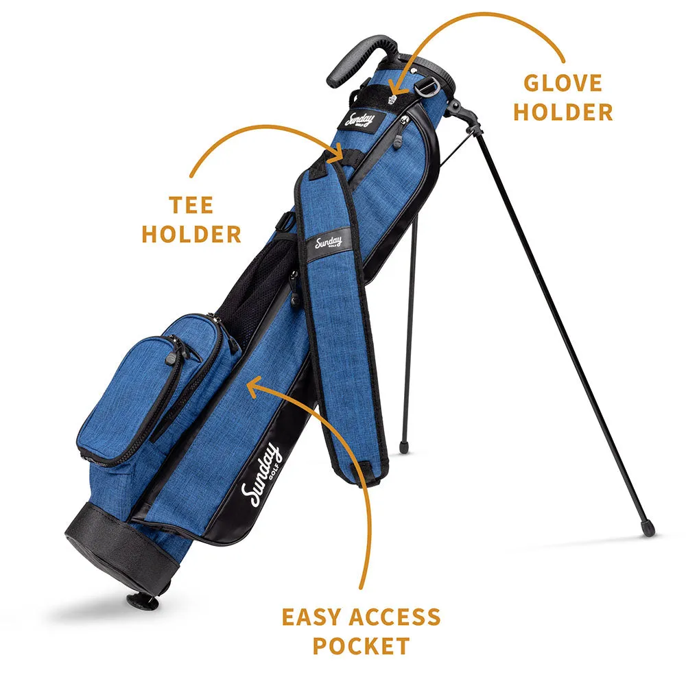 Sunday Golf Loma Pencil Stand Bag - Cobalt Blue, Golf hybrid club