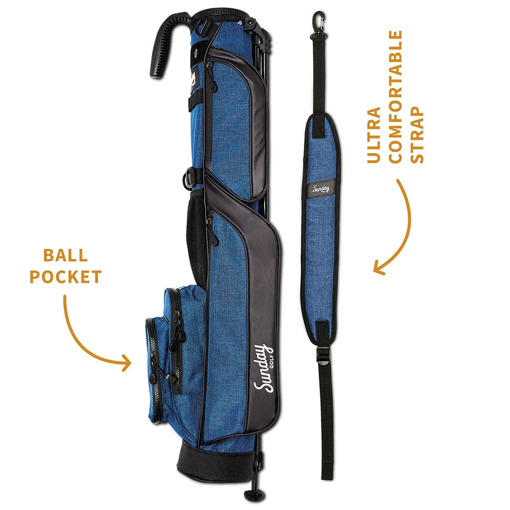 Sunday Golf Loma Pencil Stand Bag - Cobalt Blue, Indoor golf putting green, Golf training aid