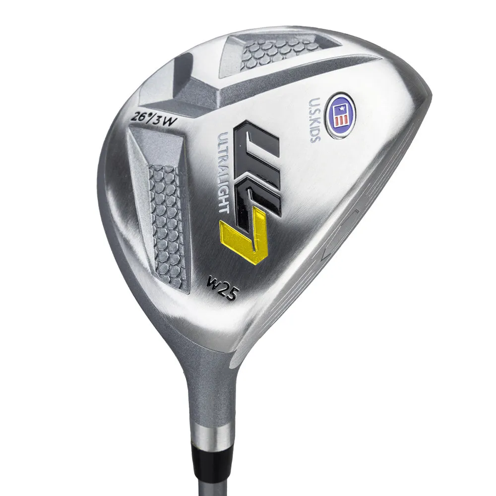 U.S Kids Golf Junior Ultralight 7 45 4 Club Stand Set - (45-48" Golfer Height), Custom golf head covers, Adjustable golf driver, Golf rain gloves