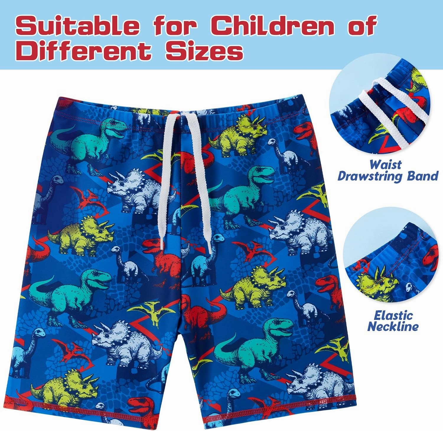 Toddler Boy Swimsuit Kids Swimsuit Boys Two Pieces Shark Swimsuit Toddler Rash Guard and Trunk