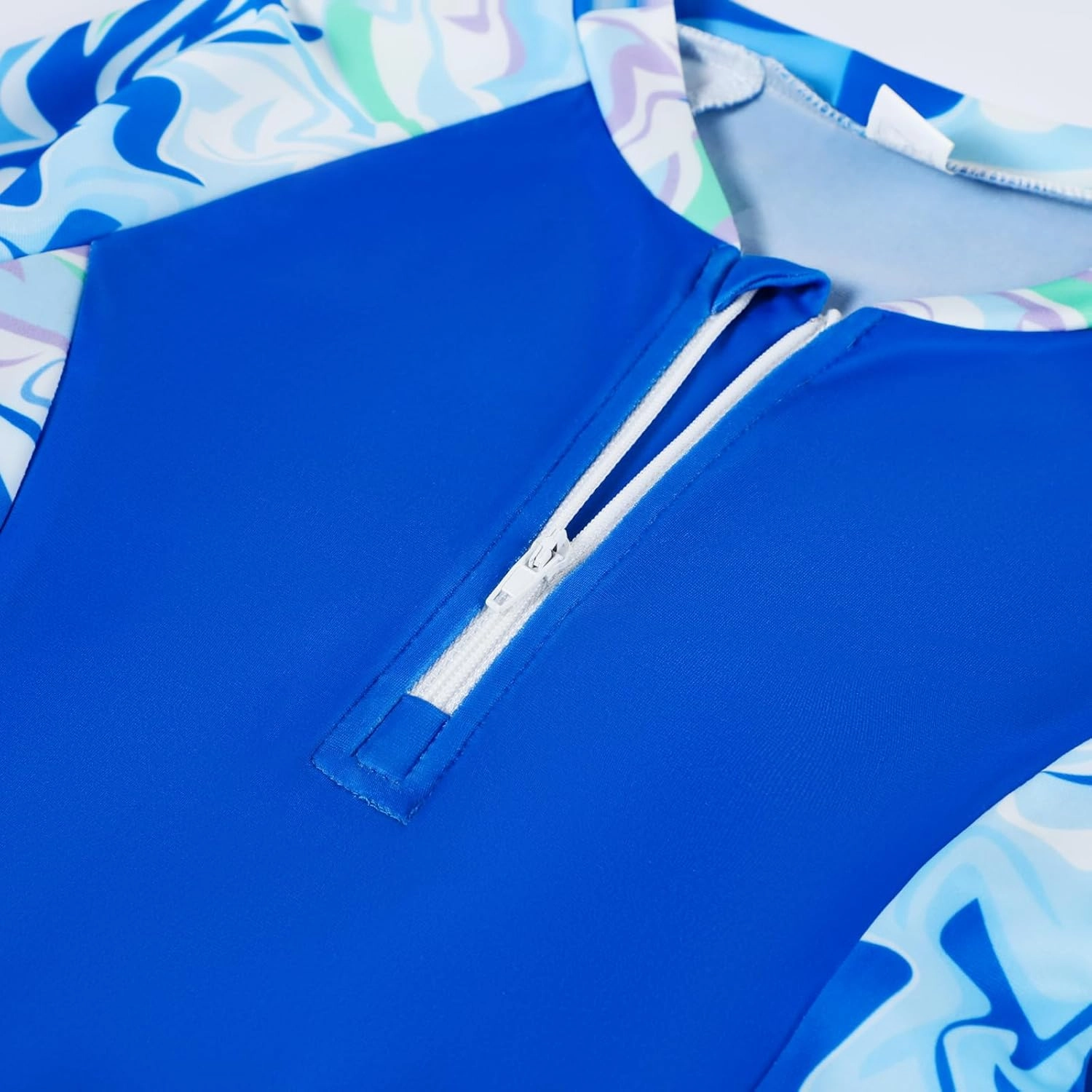 Toddler Girls Long Sleeve Swimsuits Girl Swimwear Little Girls Swimsuits 2 Pieces Toddler Rash Guard Swimsuit Print