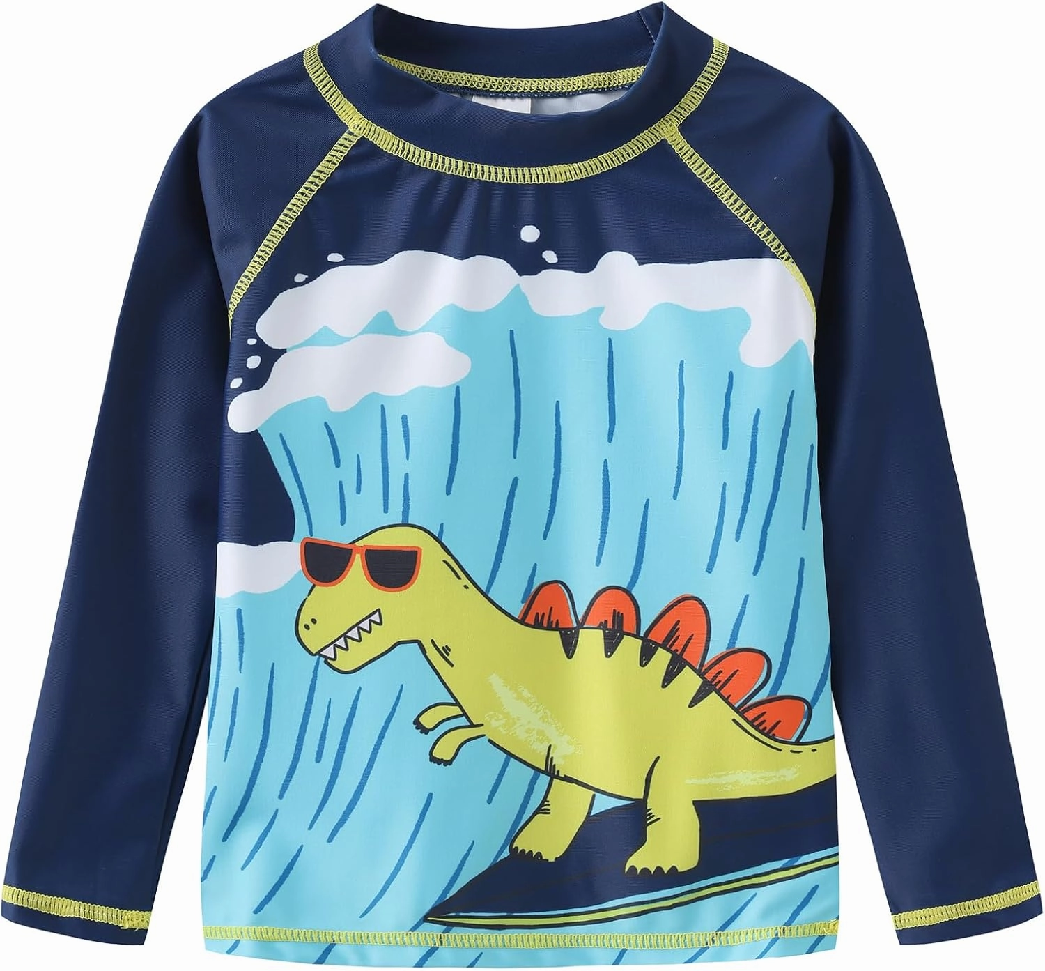 Toddlers and Baby Boys' 3-Piece Rashguard Sets Swimsuits Sets with Hat Surfing Swimwear Sunsuit UPF 50 