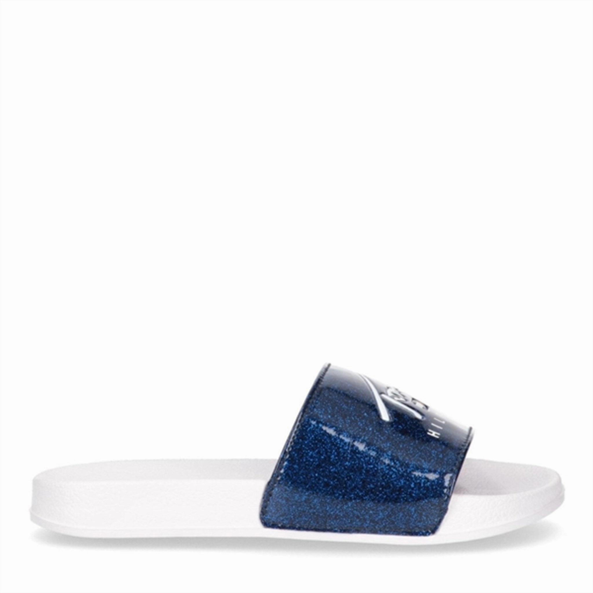 Tommy Hilfiger Flag Print Pool Slide Blue