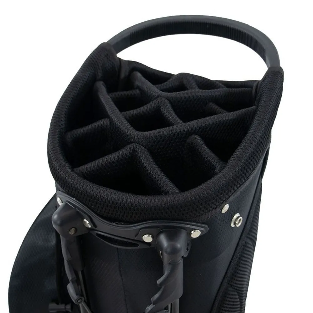 Ben Sayers DLX Stand Bag - Black/Grey, Golf tournament gifts