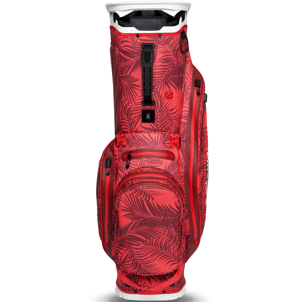 Callaway Fairway 14 HD Waterproof Stand Bag - Red Palms/Light Grey, USGA approved golf balls, Left-handed golf putters