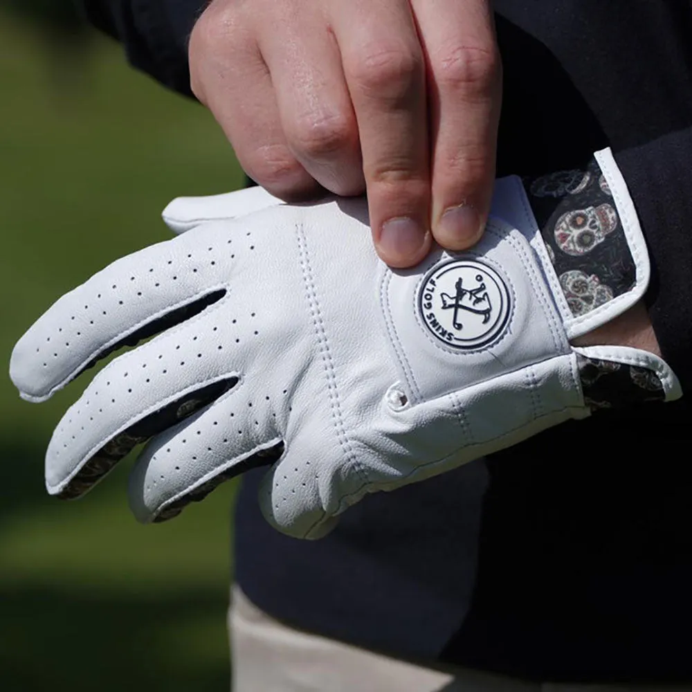 Skins Leather Golf Glove - Dia de los Muertos, Biodegradable golf balls, Men's golf polo shirts, Waterproof golf jacket