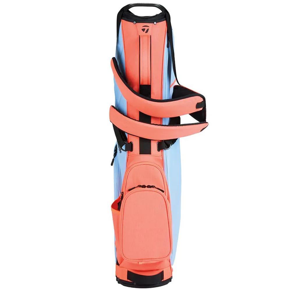 TaylorMade Flextech Stand Bag - Light Blue/Coral, Golf belt with ball marker