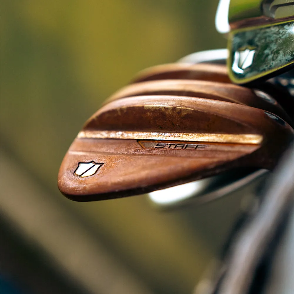 Wilson Staff Model ZM RAW Wedge - Graphite, Cobra AeroJet driver, Golf chipping net, Leather golf gloves