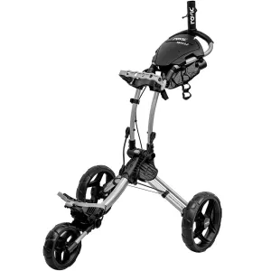 Top-Rated Clicgear Rovic RV1C 2.0 Compact 3-Wheel Push Trolley - Silver/Black Loved by Thousands, Top-rated golf rangefinders 2024, Golf gear for tall men